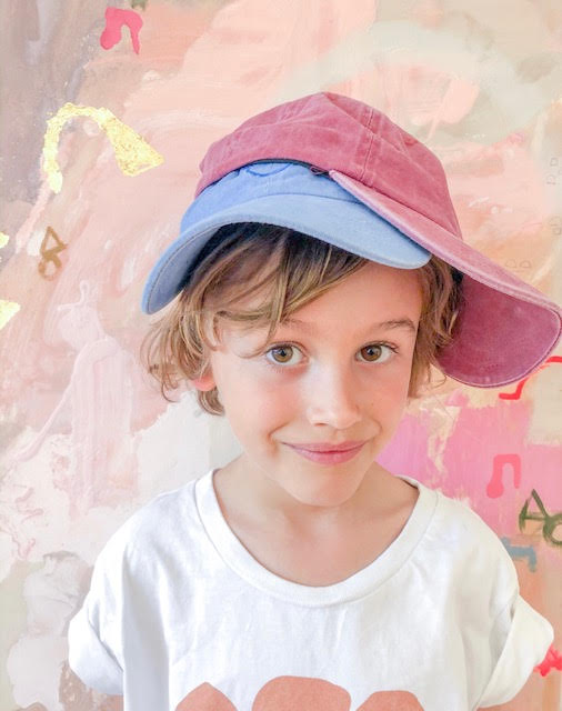 Party Bear Hat - washed denim